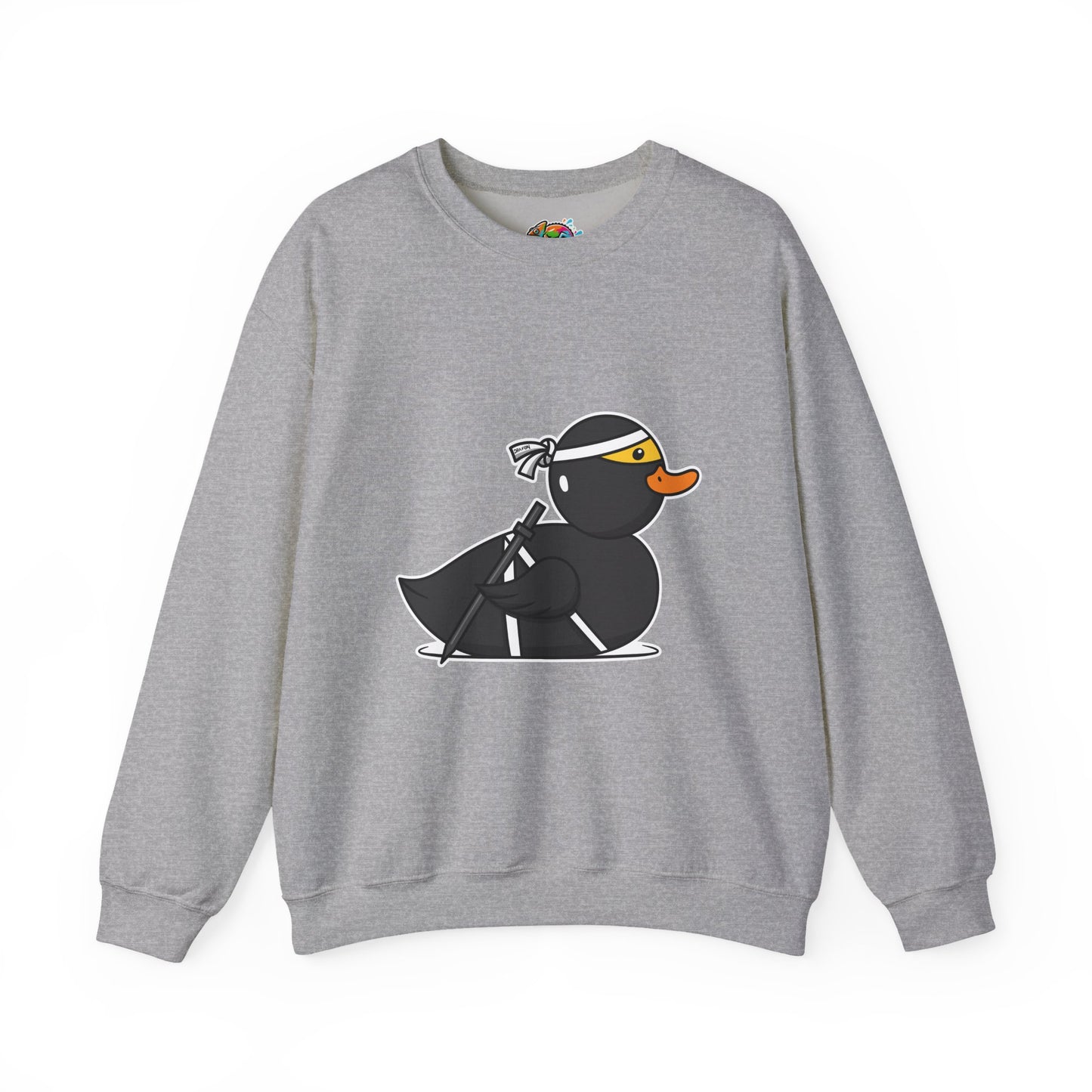 Unisex Heavy Blend™ Crewneck Sweatshirt (Ninja Duck)