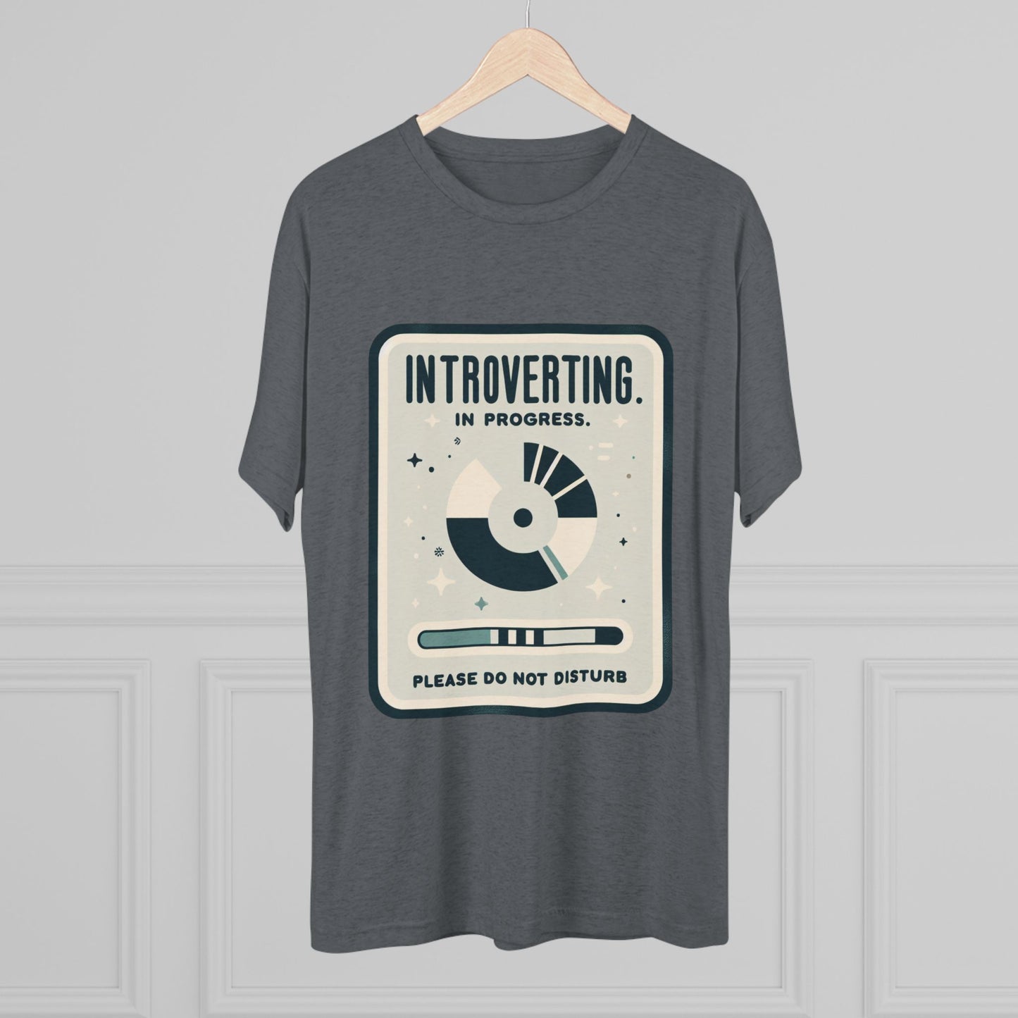 Unisex Tri-Blend Crew Tee (Introverting in Progress)