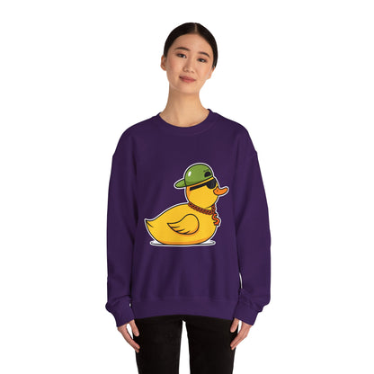 Unisex Heavy Blend™ Crewneck Sweatshirt (Gangster Duck)