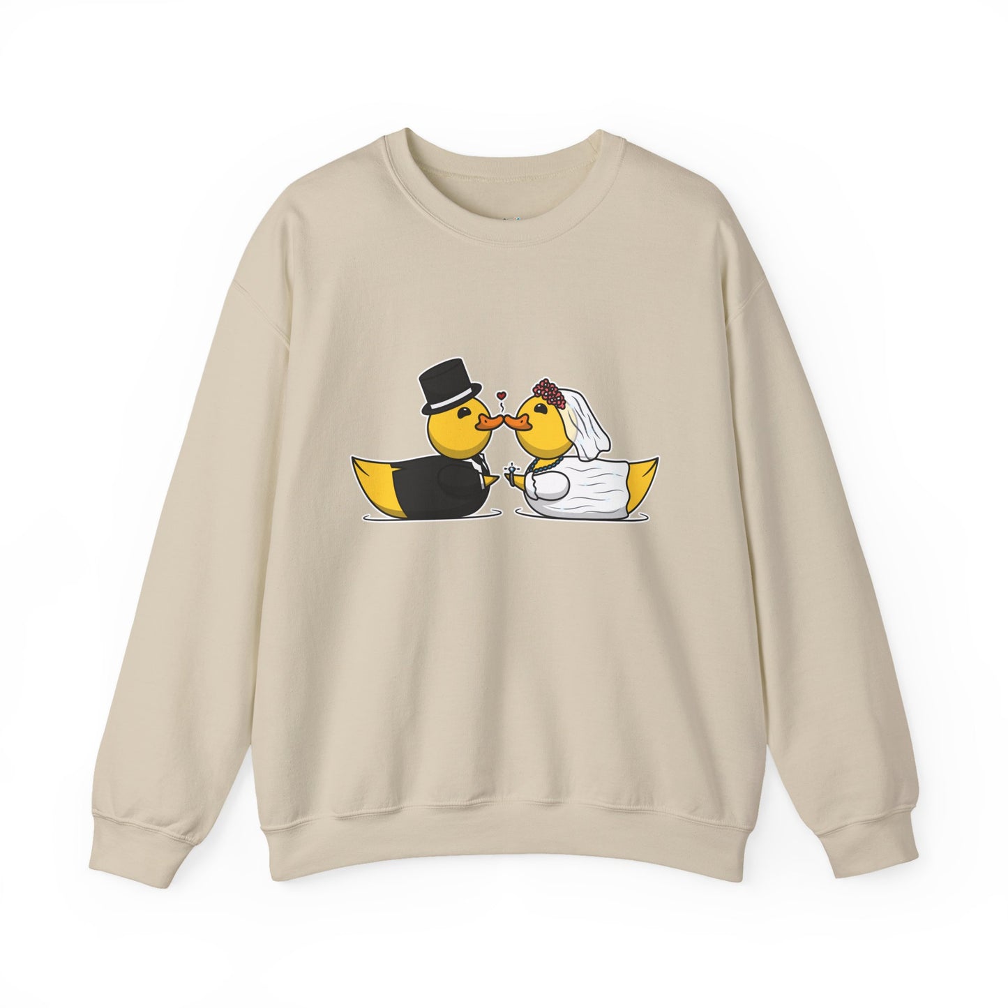 Unisex Heavy Blend™ Crewneck Sweatshirt (Wedding Ducks)