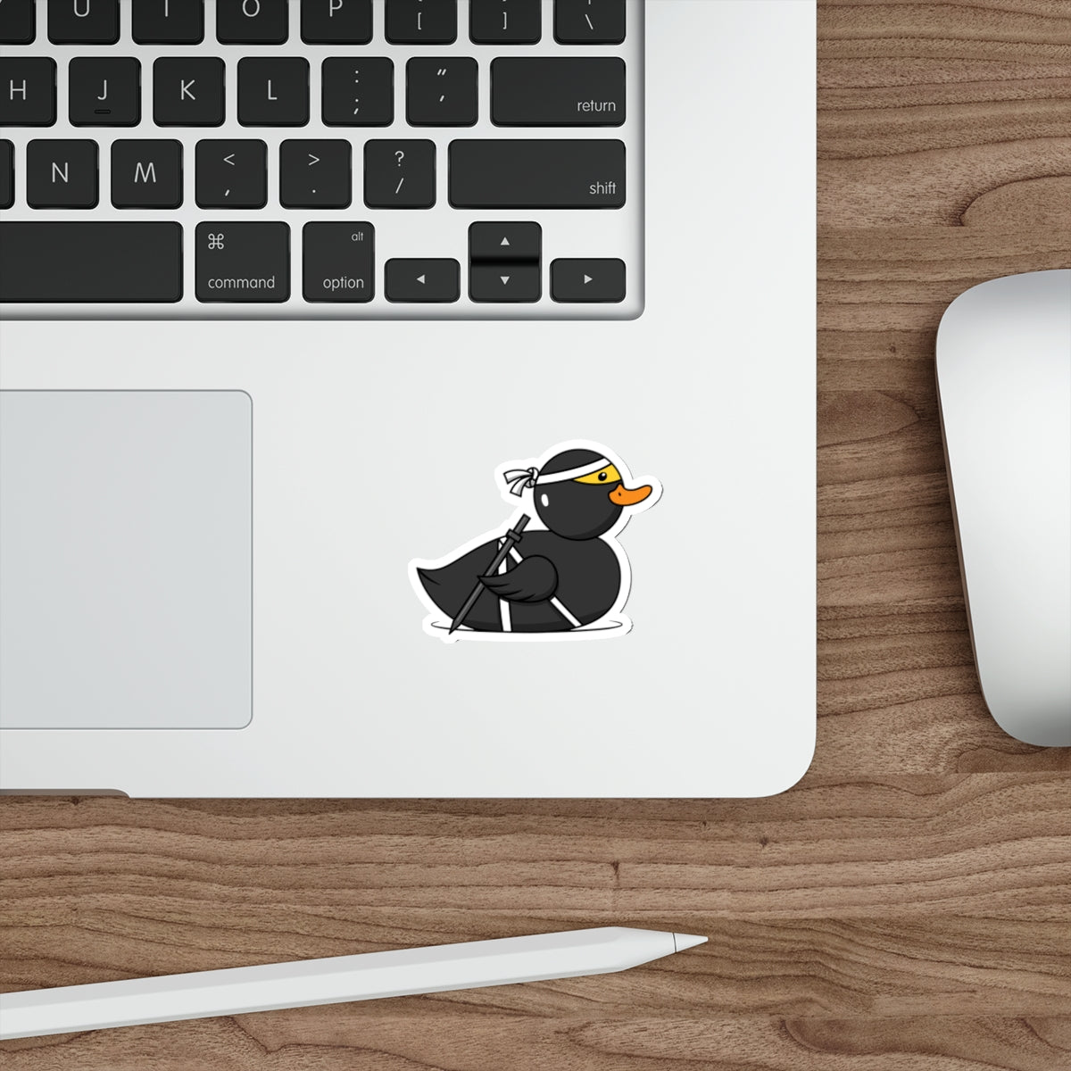 Die-Cut Stickers | Vibrant Art for Personalization (Ninja Duck)
