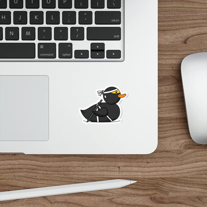Die-Cut Stickers | Vibrant Art for Personalization (Ninja Duck)