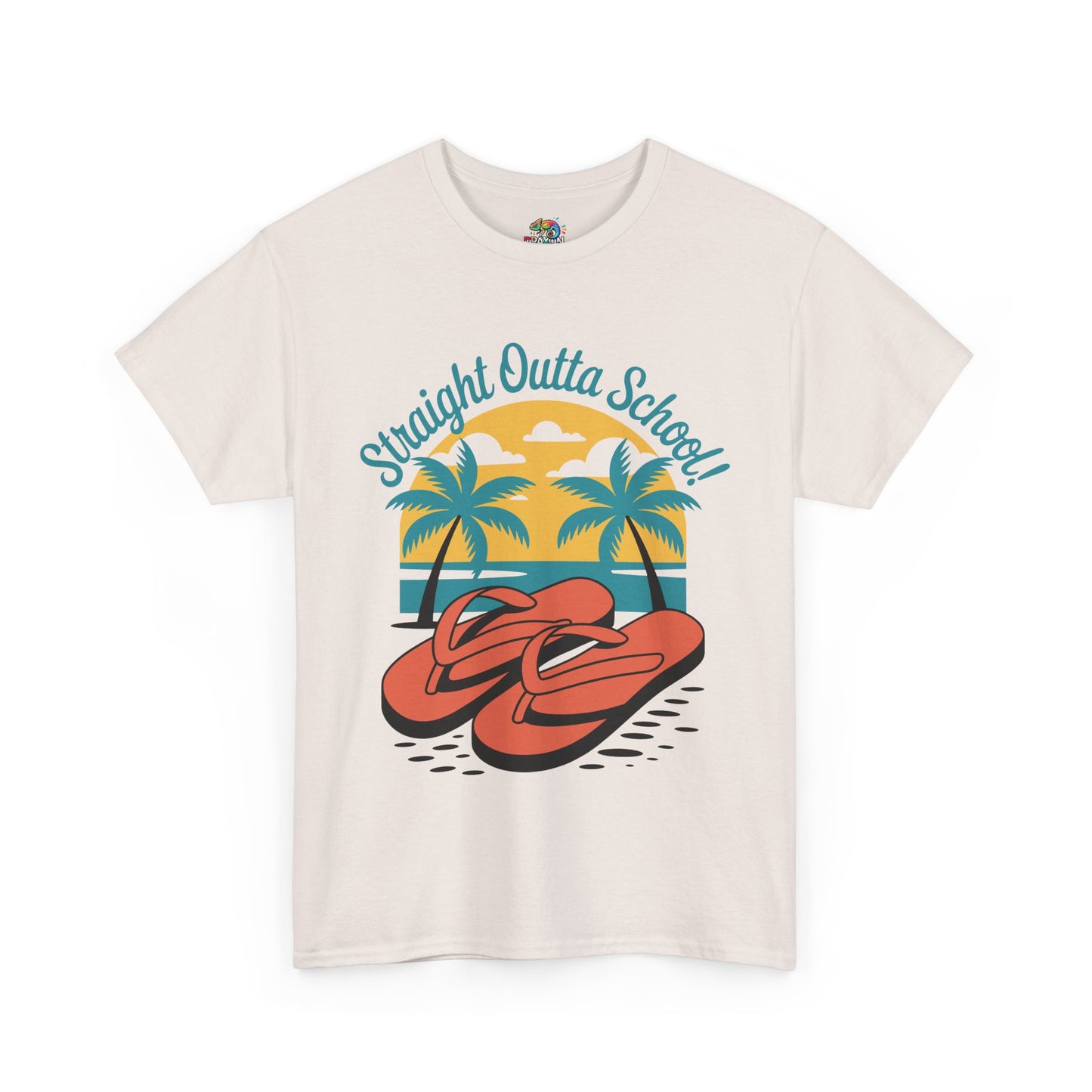 Unisex Heavy Cotton Tee (Straight Outta School)