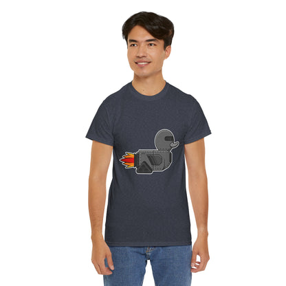 Unisex Heavy Cotton Tee (Robot Duck)