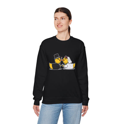 Unisex Heavy Blend™ Crewneck Sweatshirt (Wedding Ducks)