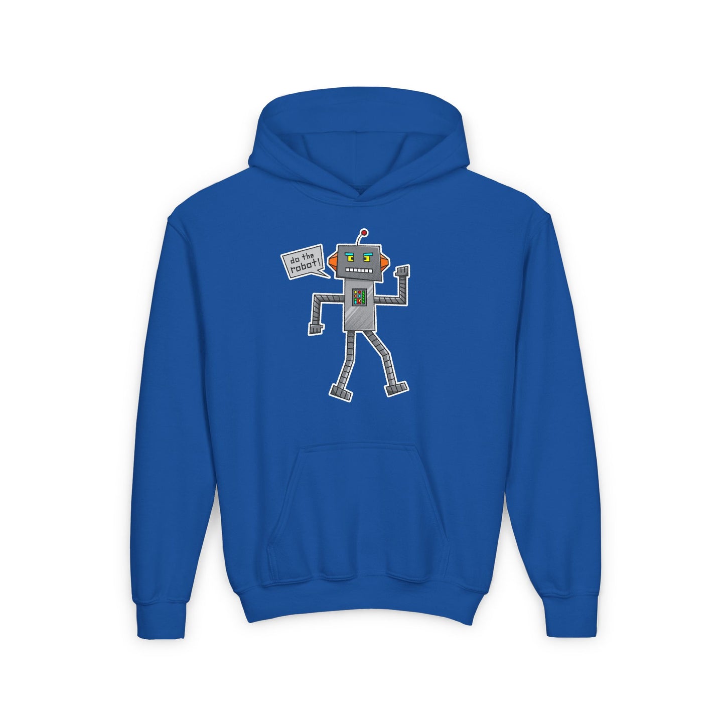 Youth Heavy Blend Hooded Sweatshirt (Do the Robot)