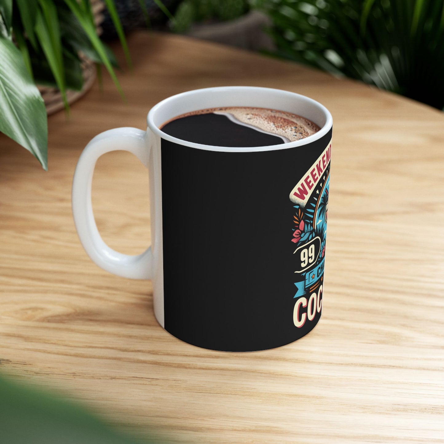 Ceramic Mug, 11oz, 15oz (99% Chance of Cocktails)