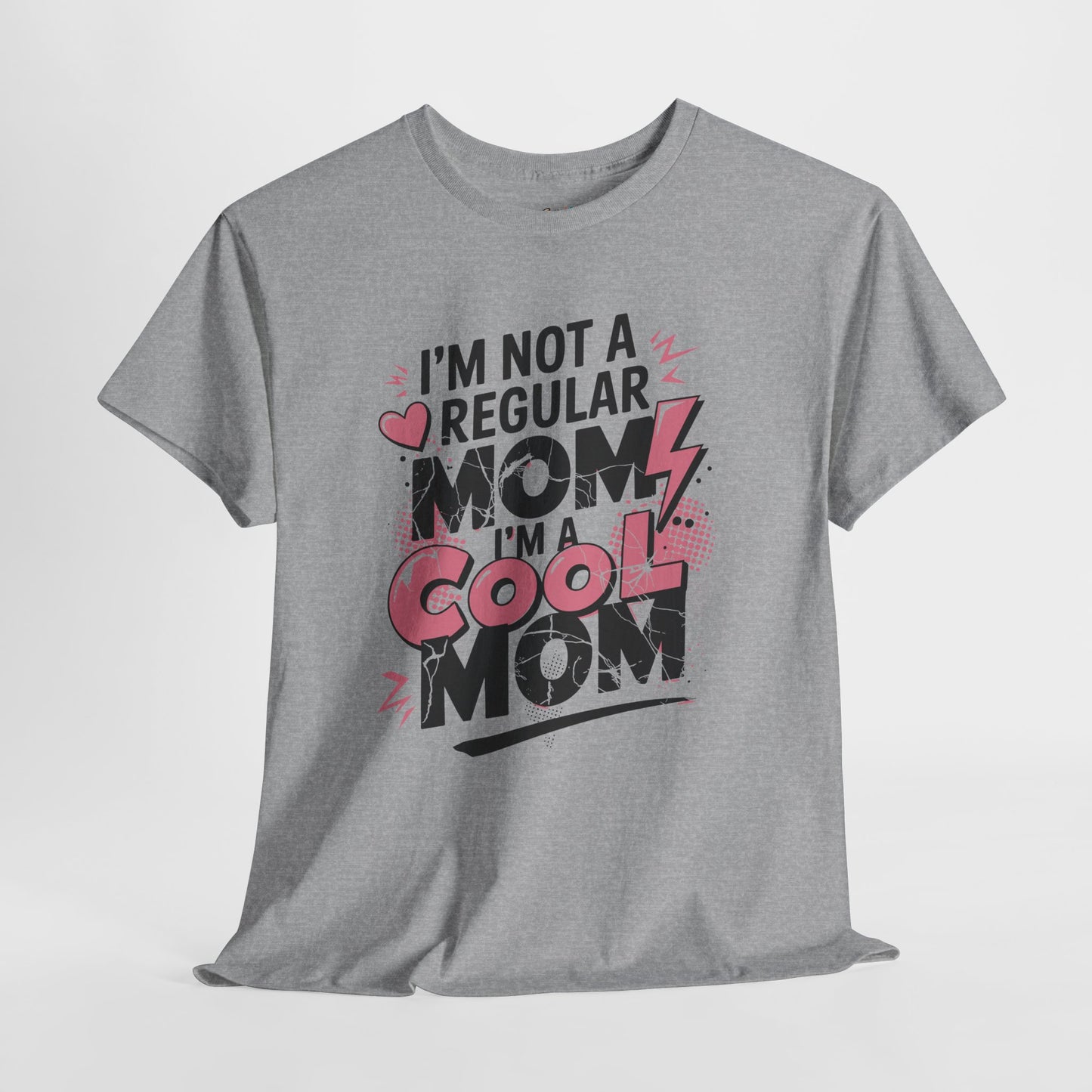 Unisex Heavy Cotton Tee (I'm Not a Regular Mom, I'm a Cool Mom)