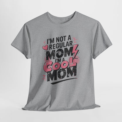 Unisex Heavy Cotton Tee (I'm Not a Regular Mom, I'm a Cool Mom)