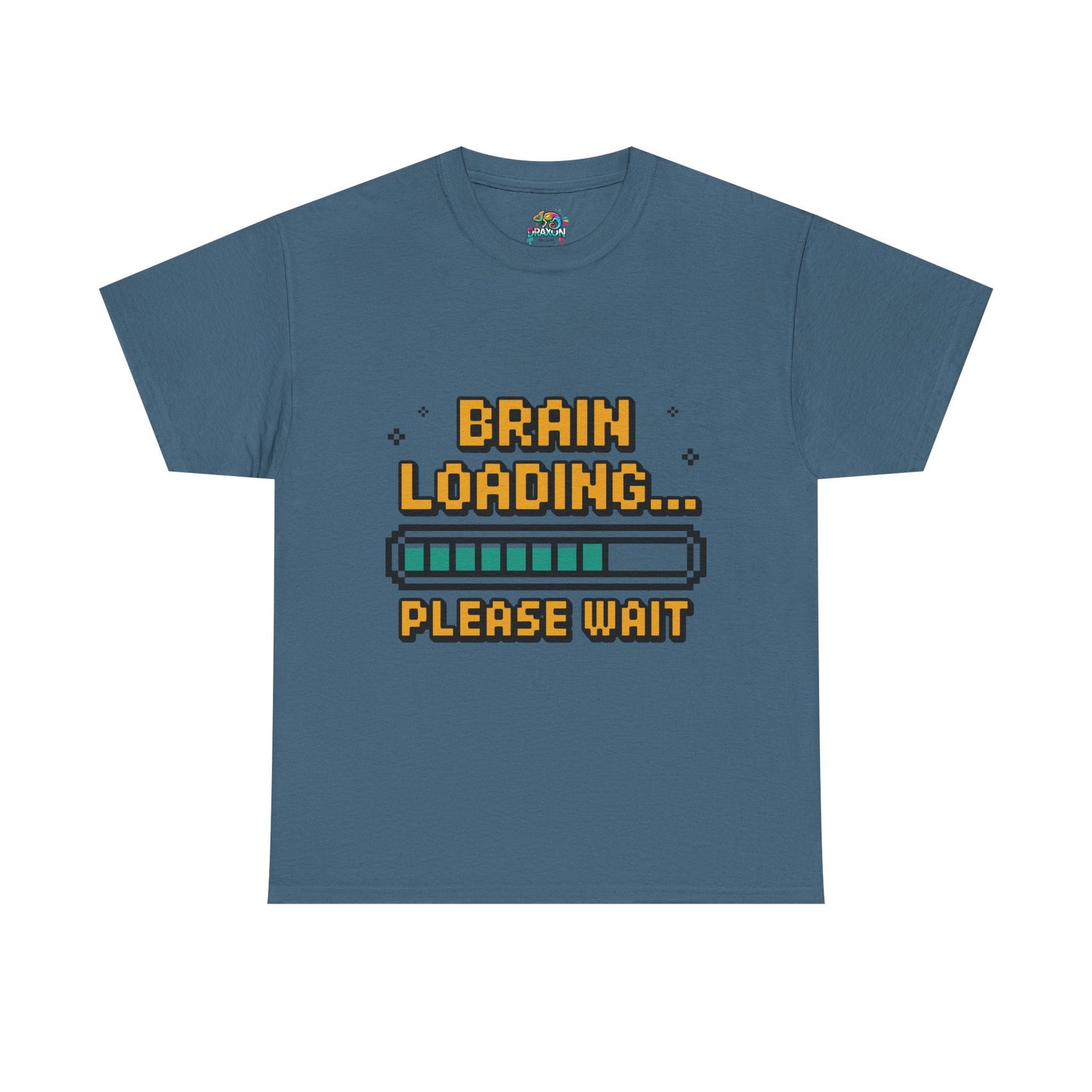Unisex Heavy Cotton Tee (Brain Loading...Please Wait)