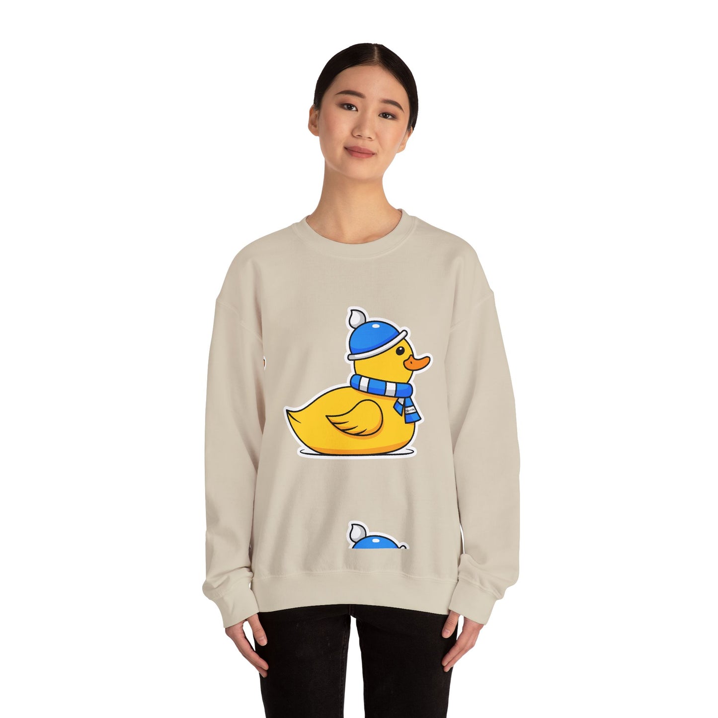 Unisex Heavy Blend™ Crewneck Sweatshirt (Chilly Duck)