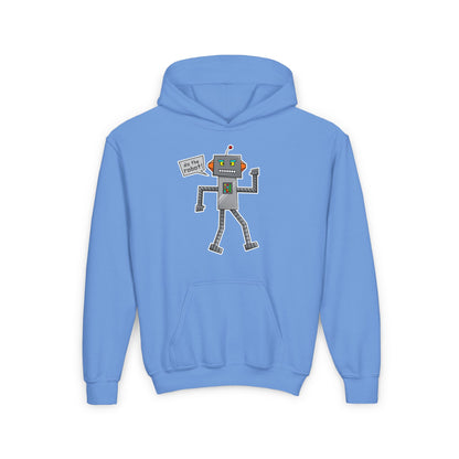 Youth Heavy Blend Hooded Sweatshirt (Do the Robot)