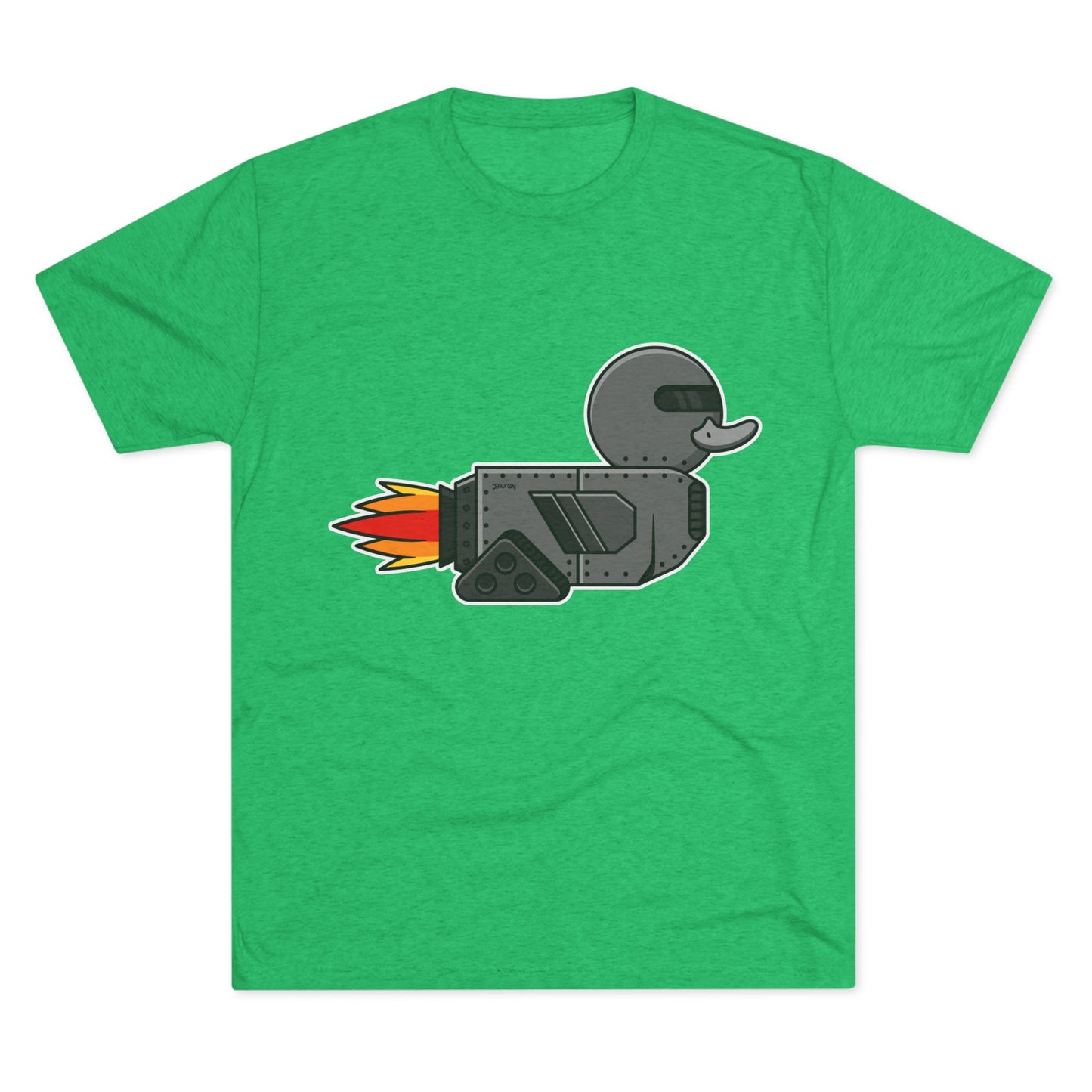 Unisex Tri-Blend Crew Tee (Robot Duck)