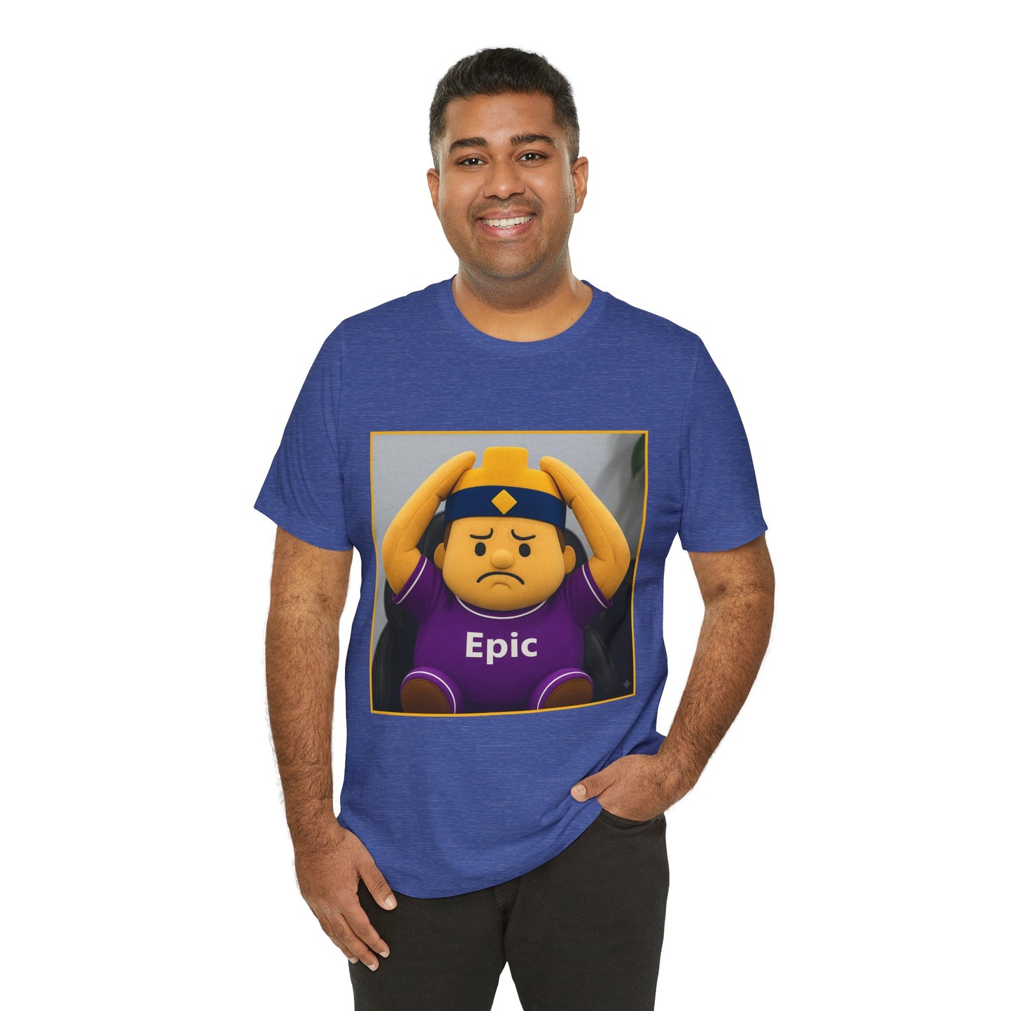 Epic Tee - Casual Unisex Jersey Short Sleeve Shirt with Playful Design (CLASH)