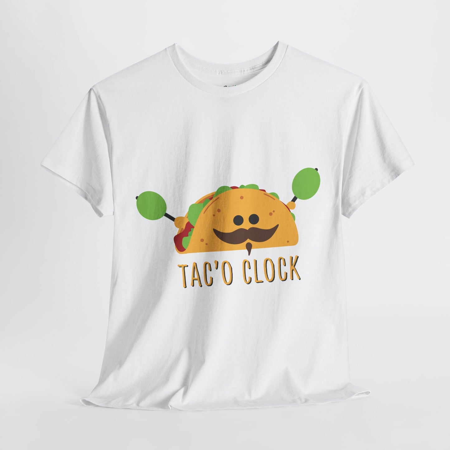 Unisex Heavy Cotton Tee (Tac'O Clock)