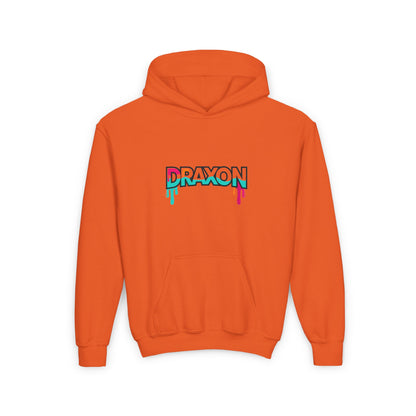 Youth Heavy Blend Hooded Sweatshirt (DC Logo 1)