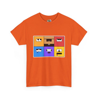 Unisex Heavy Cotton Tee (Emotion Blocks)