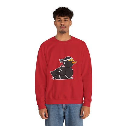 Unisex Heavy Blend™ Crewneck Sweatshirt (Ninja Duck)