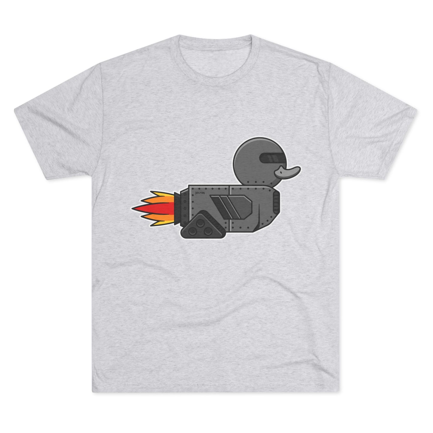 Unisex Tri-Blend Crew Tee (Robot Duck)