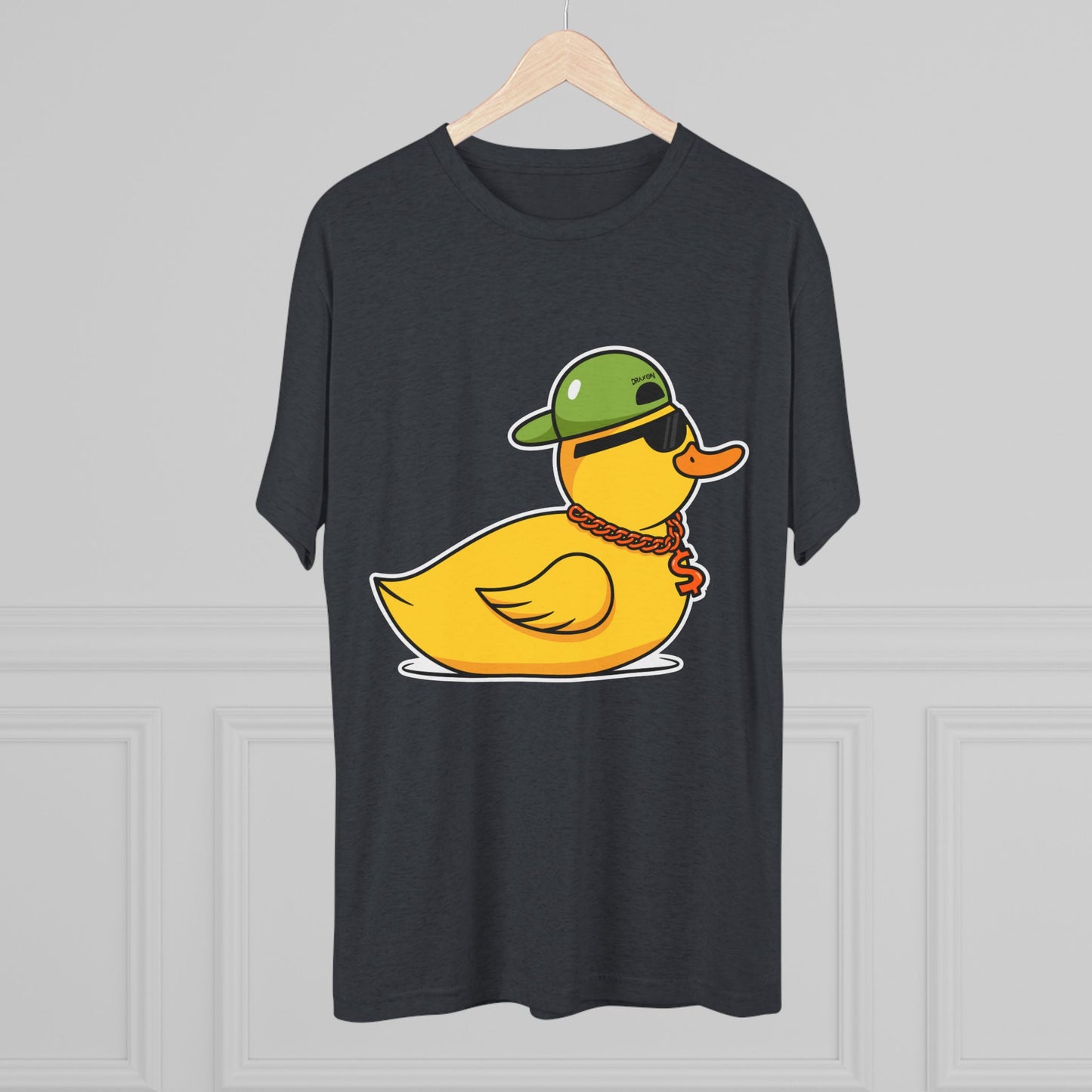 Unisex Tri-Blend Crew Tee (Ninja Duck)