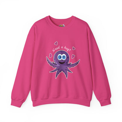 Unisex Heavy Blend™ Crewneck Sweatshirt (Octopus Hug)