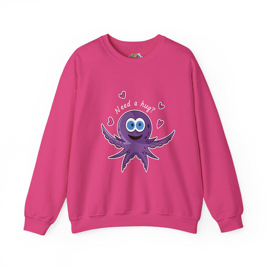 Unisex Heavy Blend™ Crewneck Sweatshirt (Octopus Hug)