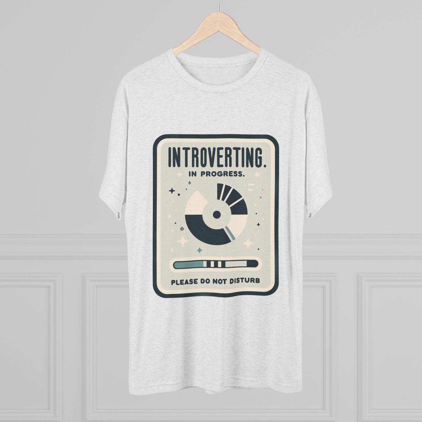 Unisex Tri-Blend Crew Tee (Introverting in Progress)