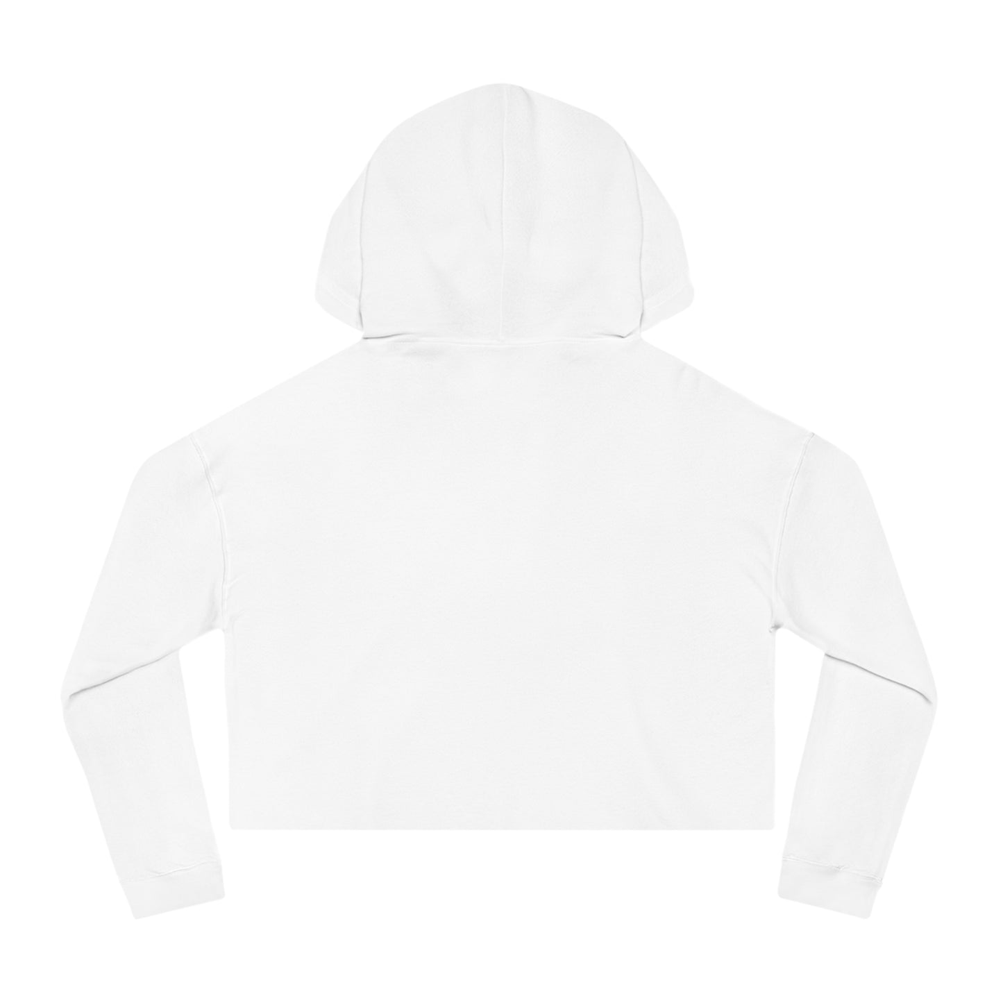 Women’s Cropped Hooded Sweatshirt (Less Drama More Glitter)