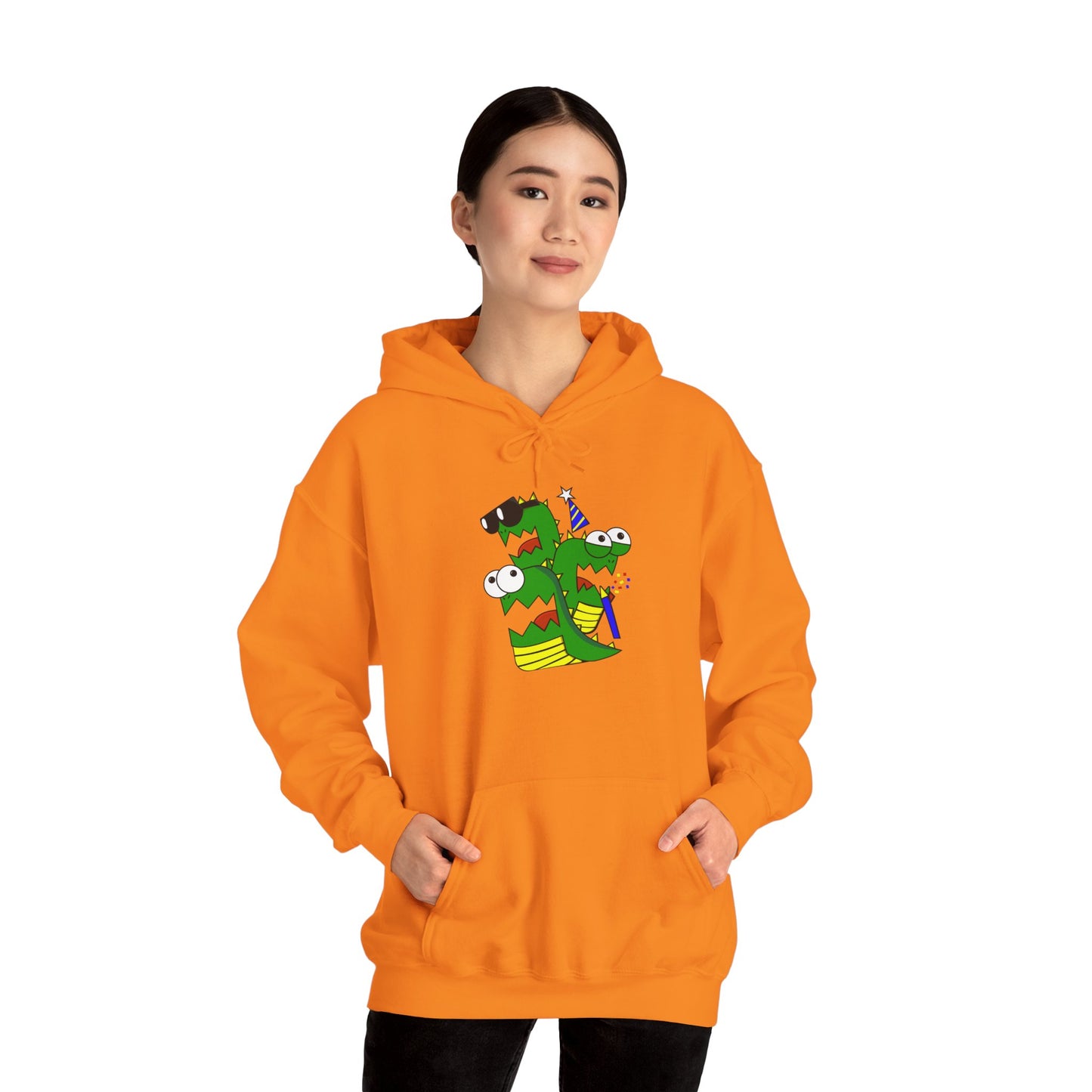 Unisex Heavy Blend™ Hooded Sweatshirt (Larry the Snake thing)