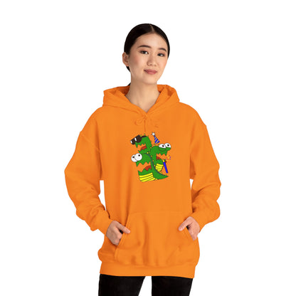 Unisex Heavy Blend™ Hooded Sweatshirt (Larry the Snake thing)