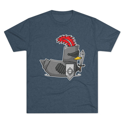 Unisex Tri-Blend Crew Tee (Knight Duck)