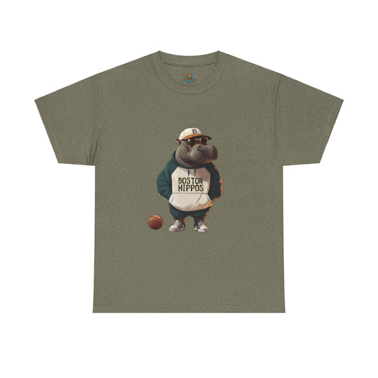 Unisex Heavy Cotton Tee (Boston Hippos)