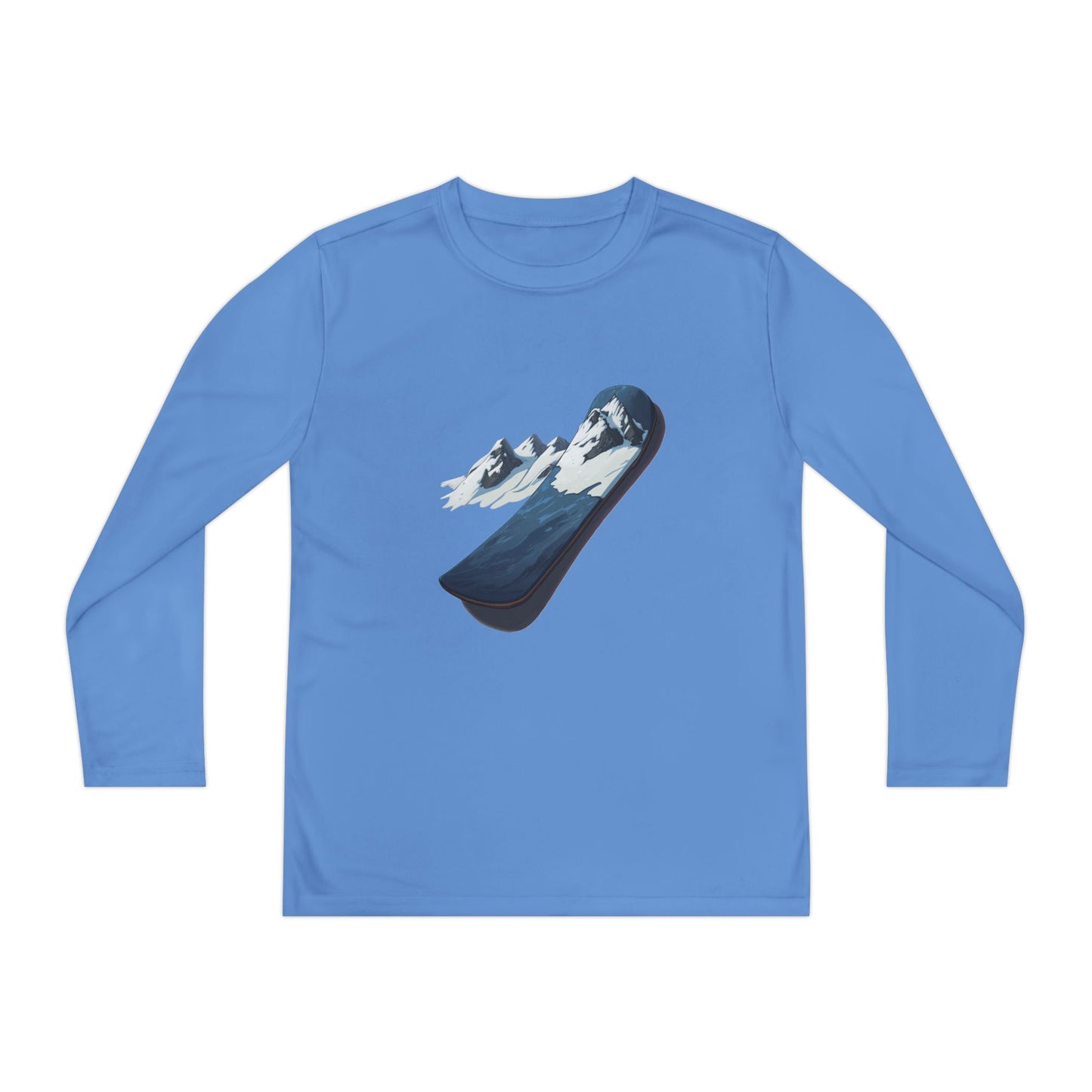 Youth Long Sleeve Competitor Tee (Mountain Snowboard)