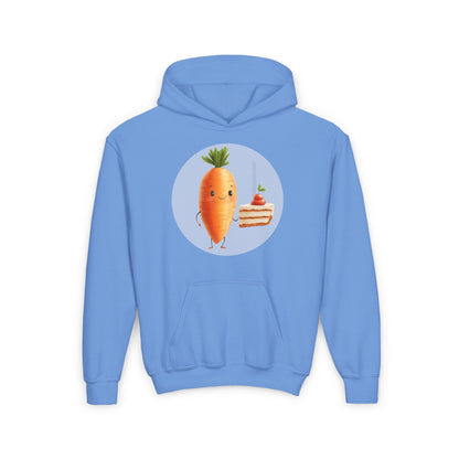 Youth Heavy Blend Hooded Sweatshirt (Carrot Cake)