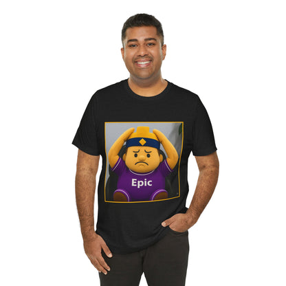 Epic Tee - Casual Unisex Jersey Short Sleeve Shirt with Playful Design (CLASH)