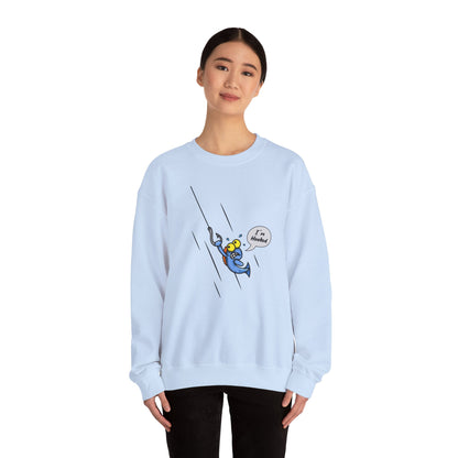 Unisex Heavy Blend™ Crewneck Sweatshirt (Fishing Hooked)