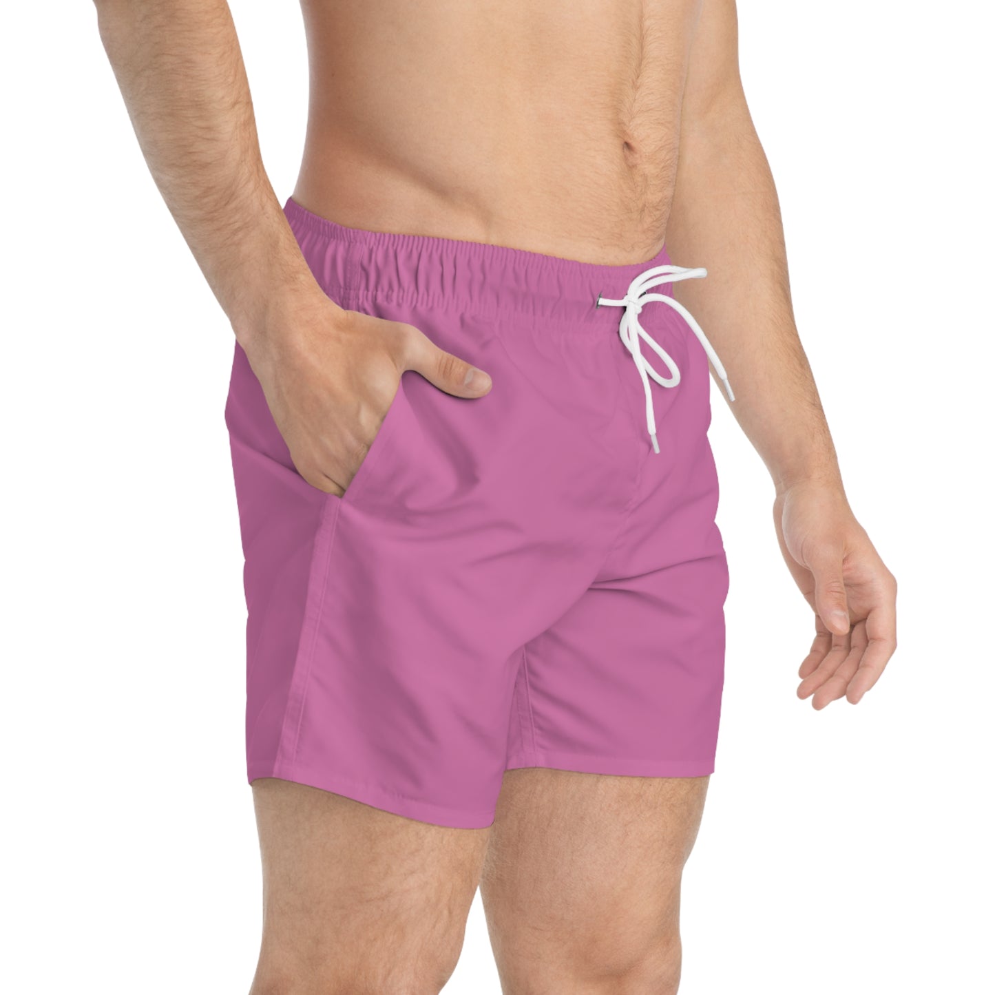 Light Pink Swim Trunks (AOP)