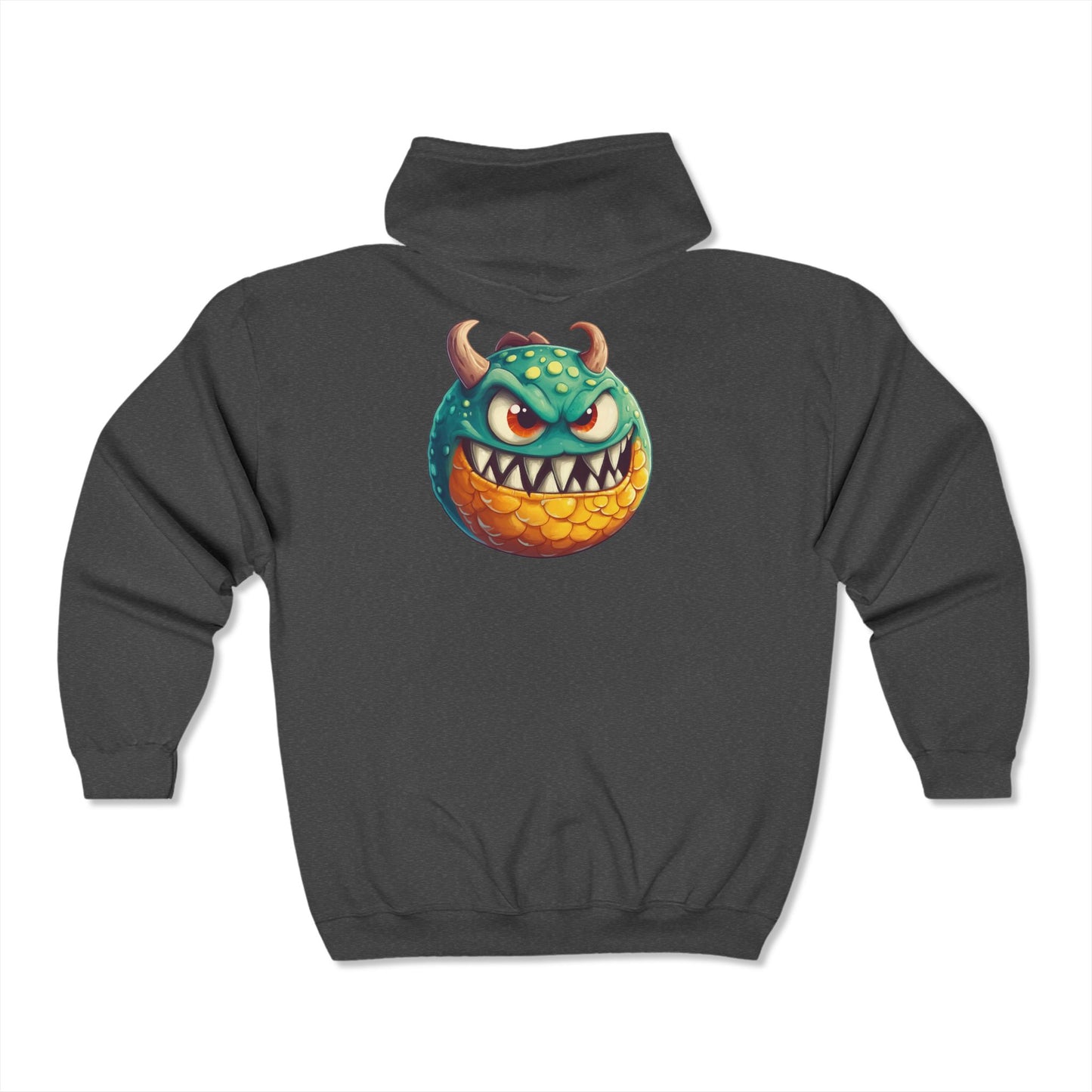 Unisex Heavy Blend™ Full Zip Hooded Sweatshirt (Green Monster 1)