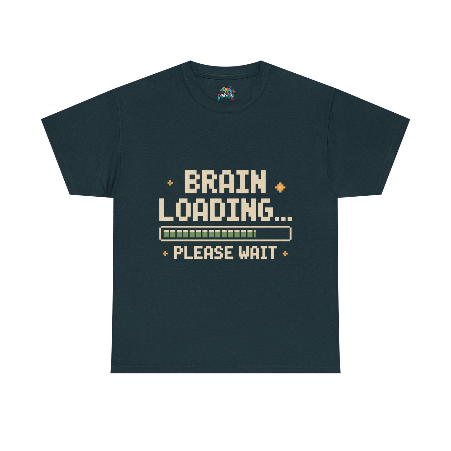 Unisex Heavy Cotton Tee (Brain Loading...Please Wait)