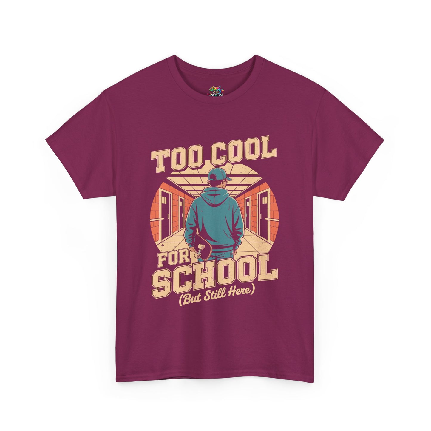 Unisex Heavy Cotton Tee (Too Cool For School)