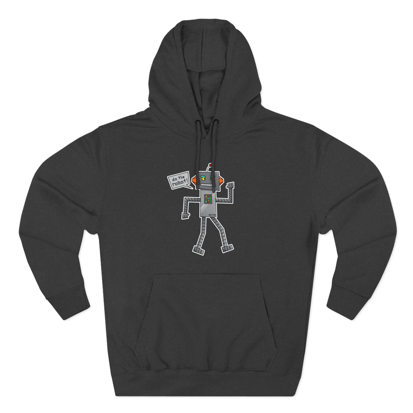 Three-Panel Fleece Hoodie (Do the Robot)