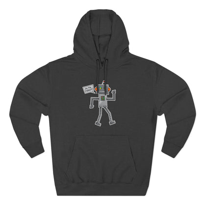 Three-Panel Fleece Hoodie (Do the Robot)