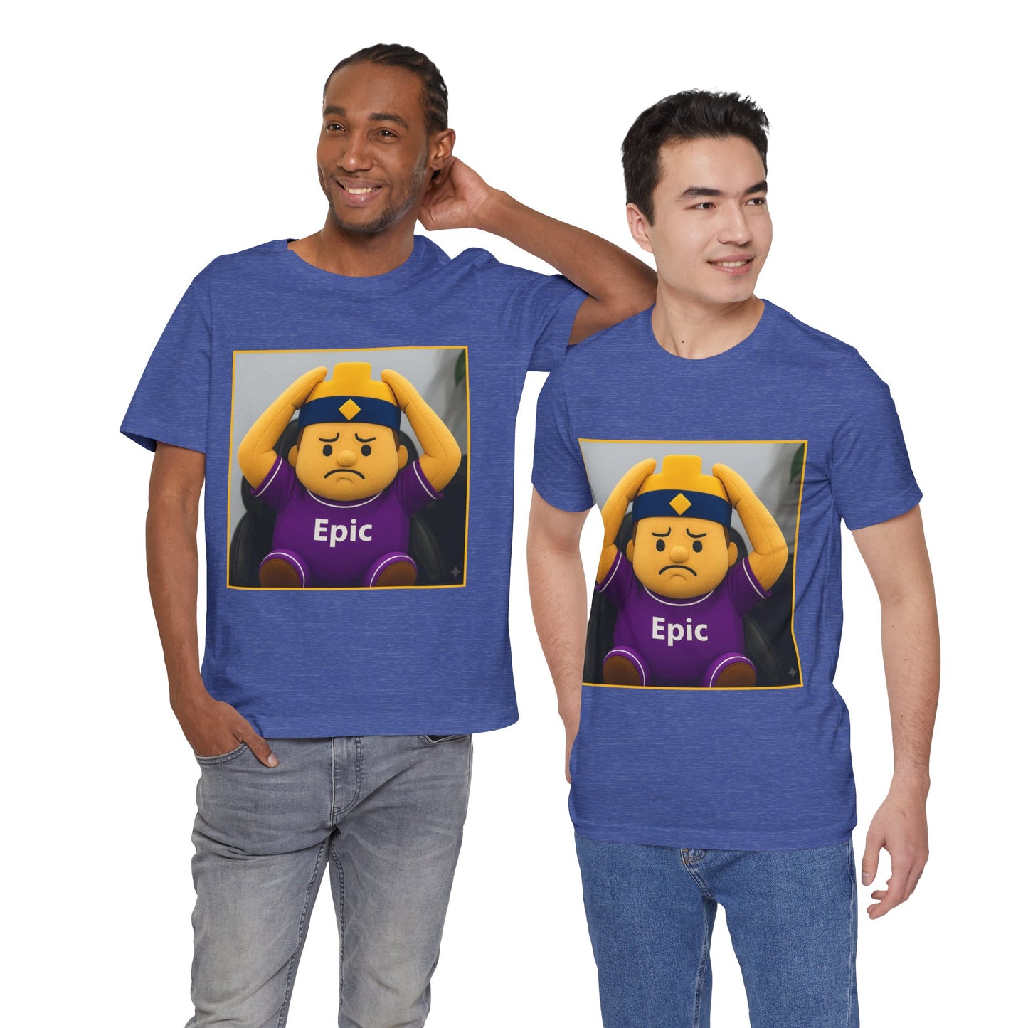 Epic Tee - Casual Unisex Jersey Short Sleeve Shirt with Playful Design (CLASH)