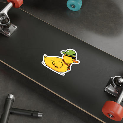 Die-Cut Stickers | Vibrant Art for Personalization (Cool Duck)
