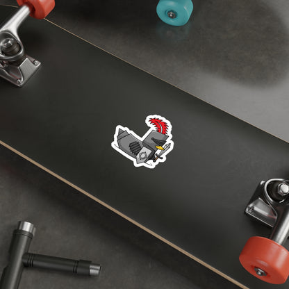 Die-Cut Stickers | Vibrant Art for Personalization (Knight Duck)