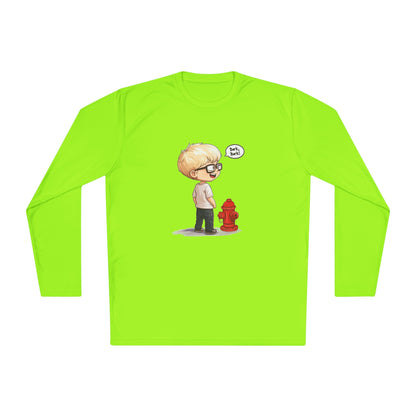 Unisex Lightweight Long Sleeve Tee (Bark Bark)