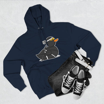 Three-Panel Fleece Hoodie (Ninja Duck)