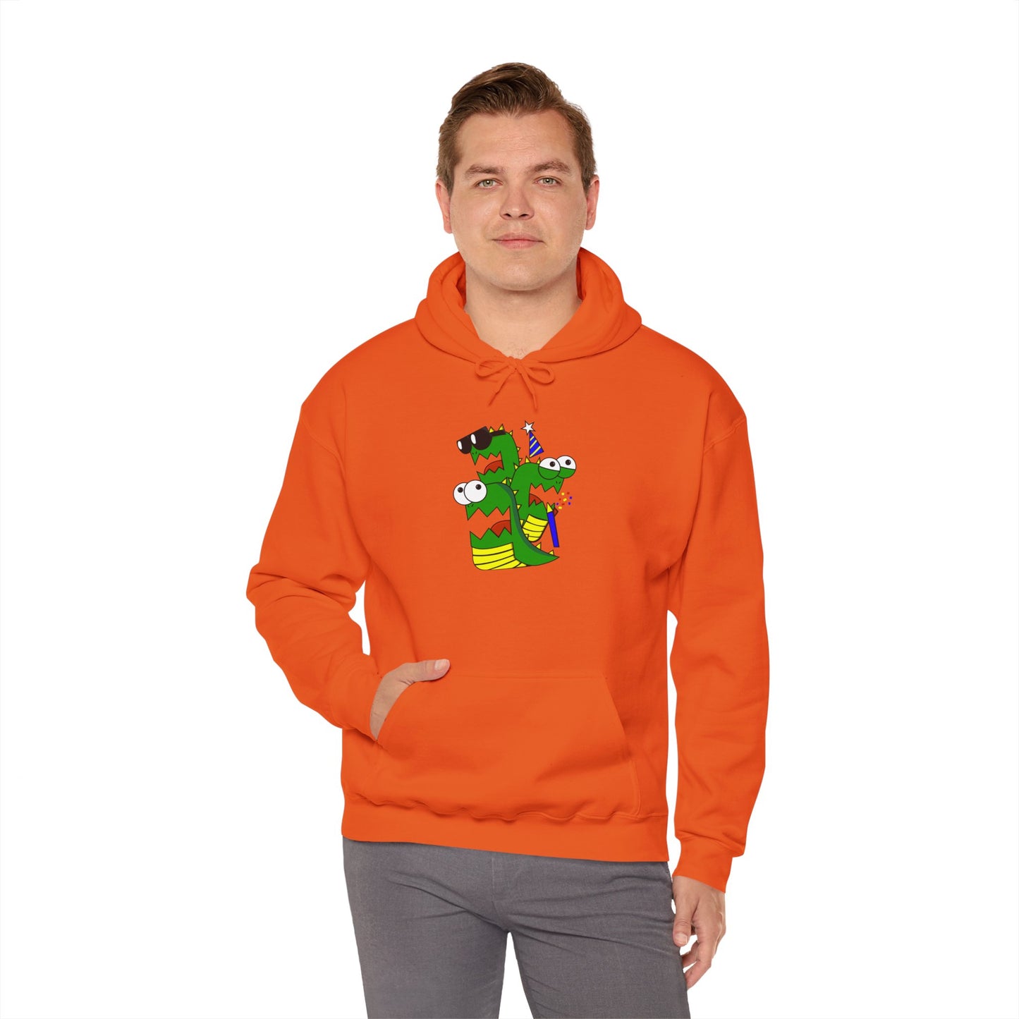 Unisex Heavy Blend™ Hooded Sweatshirt (Larry the Snake thing)