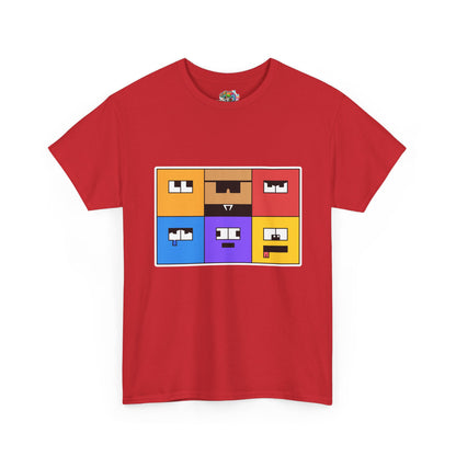 Unisex Heavy Cotton Tee (Emotion Blocks)