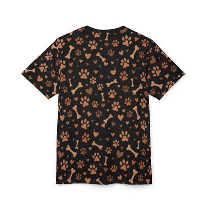 Unisex Cut & Sew Tee (Paws & Bones)